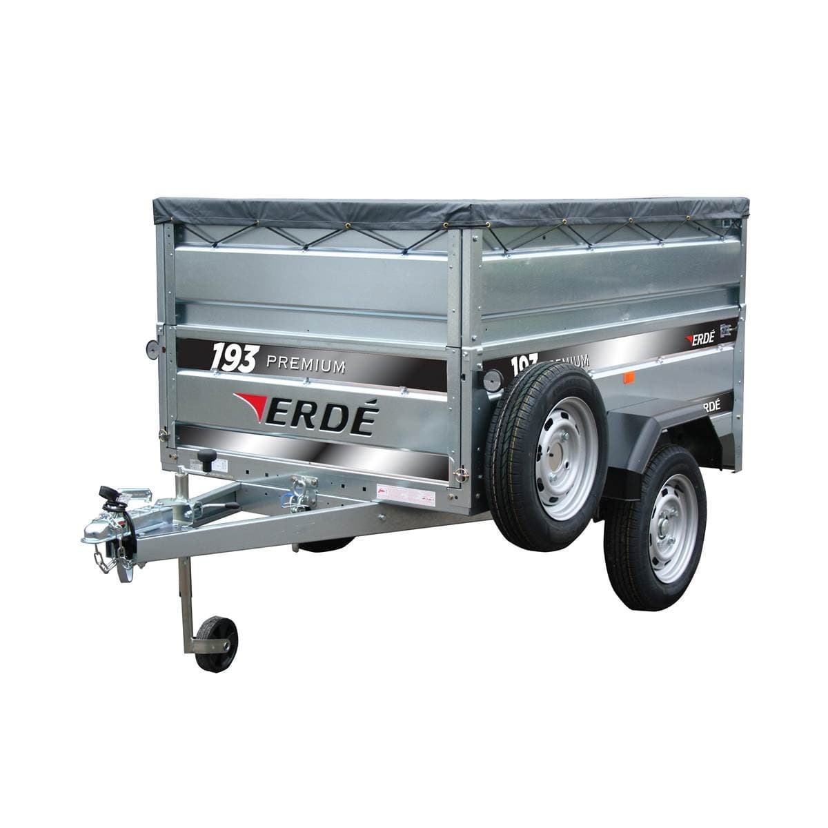 REMORQUE 193 PREMIUM AVEC 5 ACCESSOIRES INCLUS ERDE