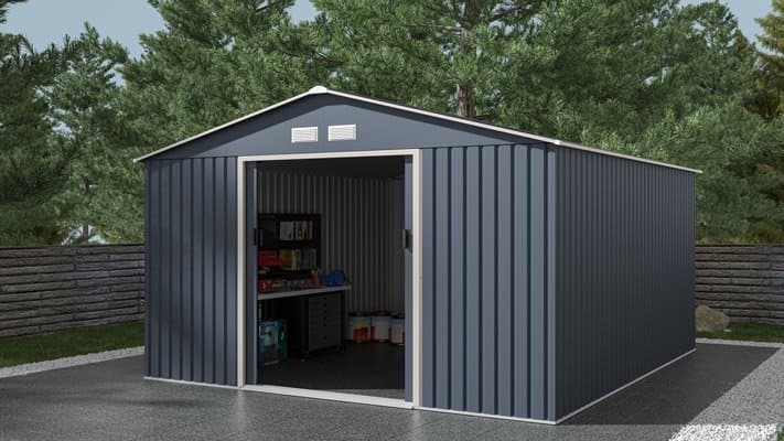 Abri de jardin métal 12.99m² - Prix d'usine - illustration 3